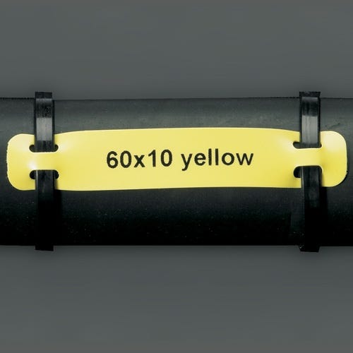 BM71H-1-7643-YL Brady BMP71 Heatex Tie-On Cable Labels - Yellow